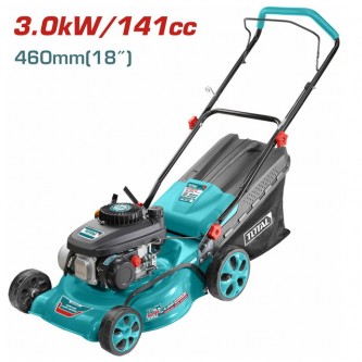 Total Μηχανή Γκαζόν Βενζίνης 4hp TGT141181 